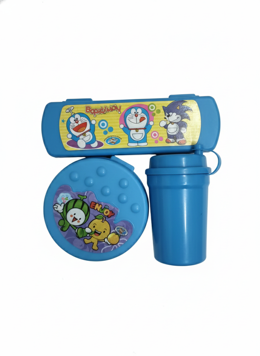 Kids Travel Toothbrush Set with Storage Case & Rinse Cup