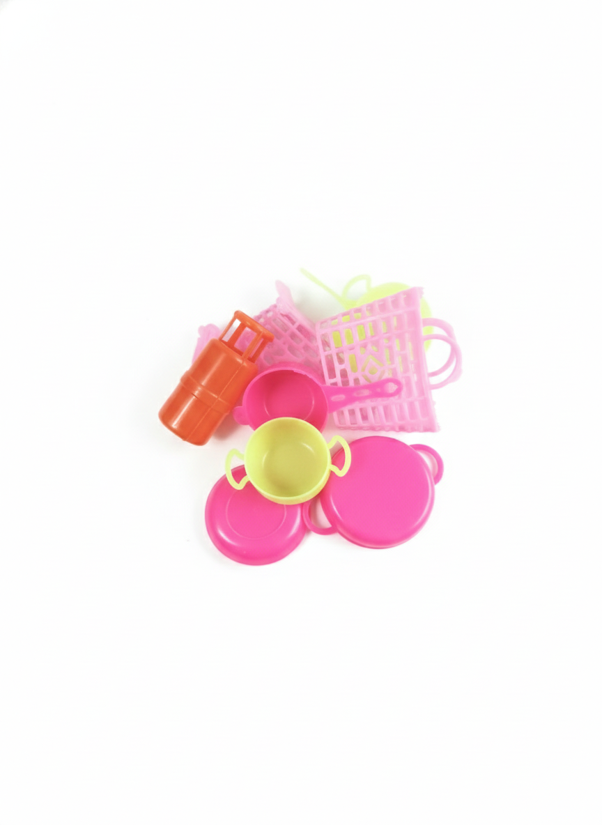 Kids Kitchen Play Set Toy – Mini Cooking Utensils Set with Pots