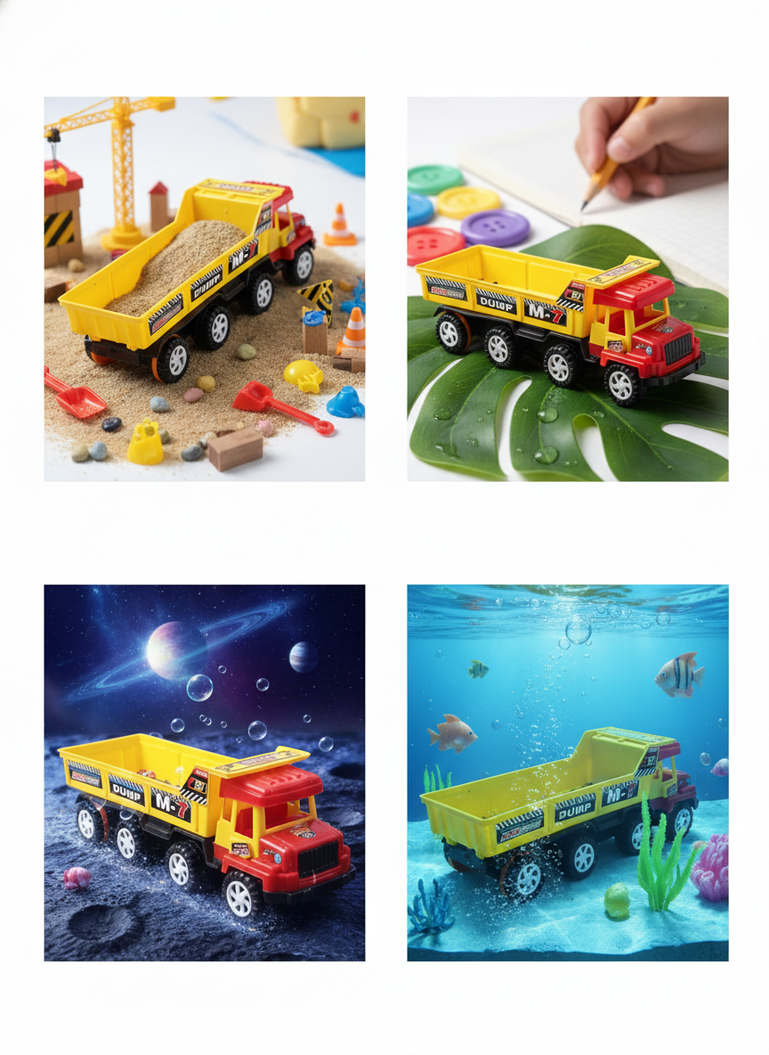 Kids Dump Truck Toy – Large Construction Dump Truck for Boys