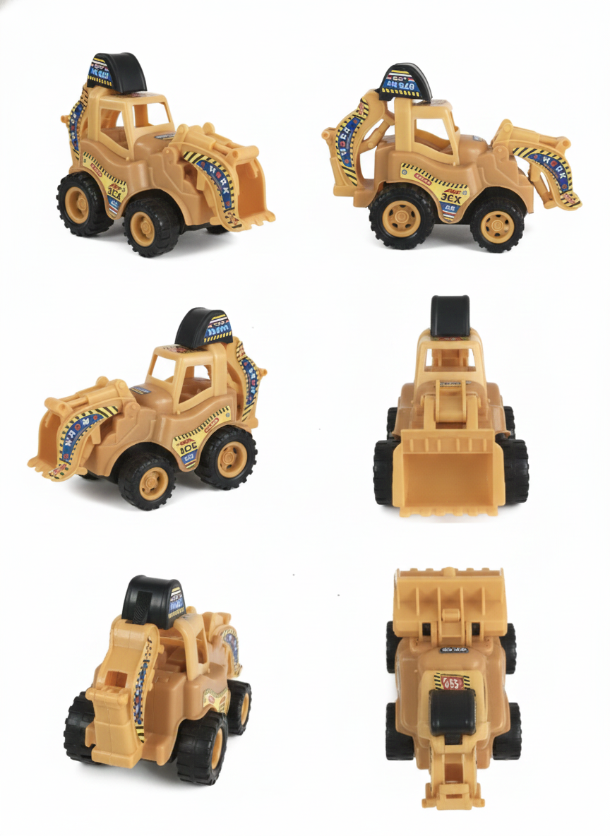 JCB Excavator Toy for Kids – Backhoe Loader Construction Vehicle Toy