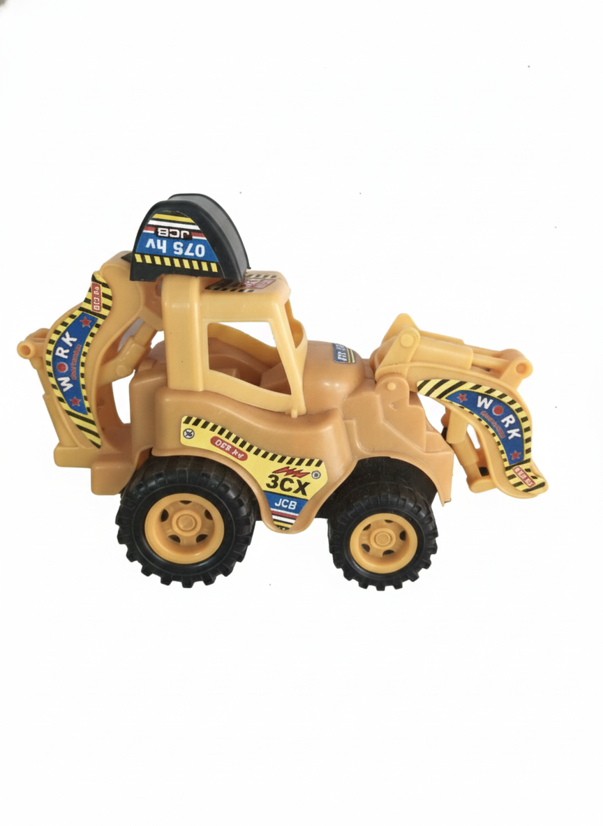 JCB Excavator Toy for Kids – Backhoe Loader Construction Vehicle Toy