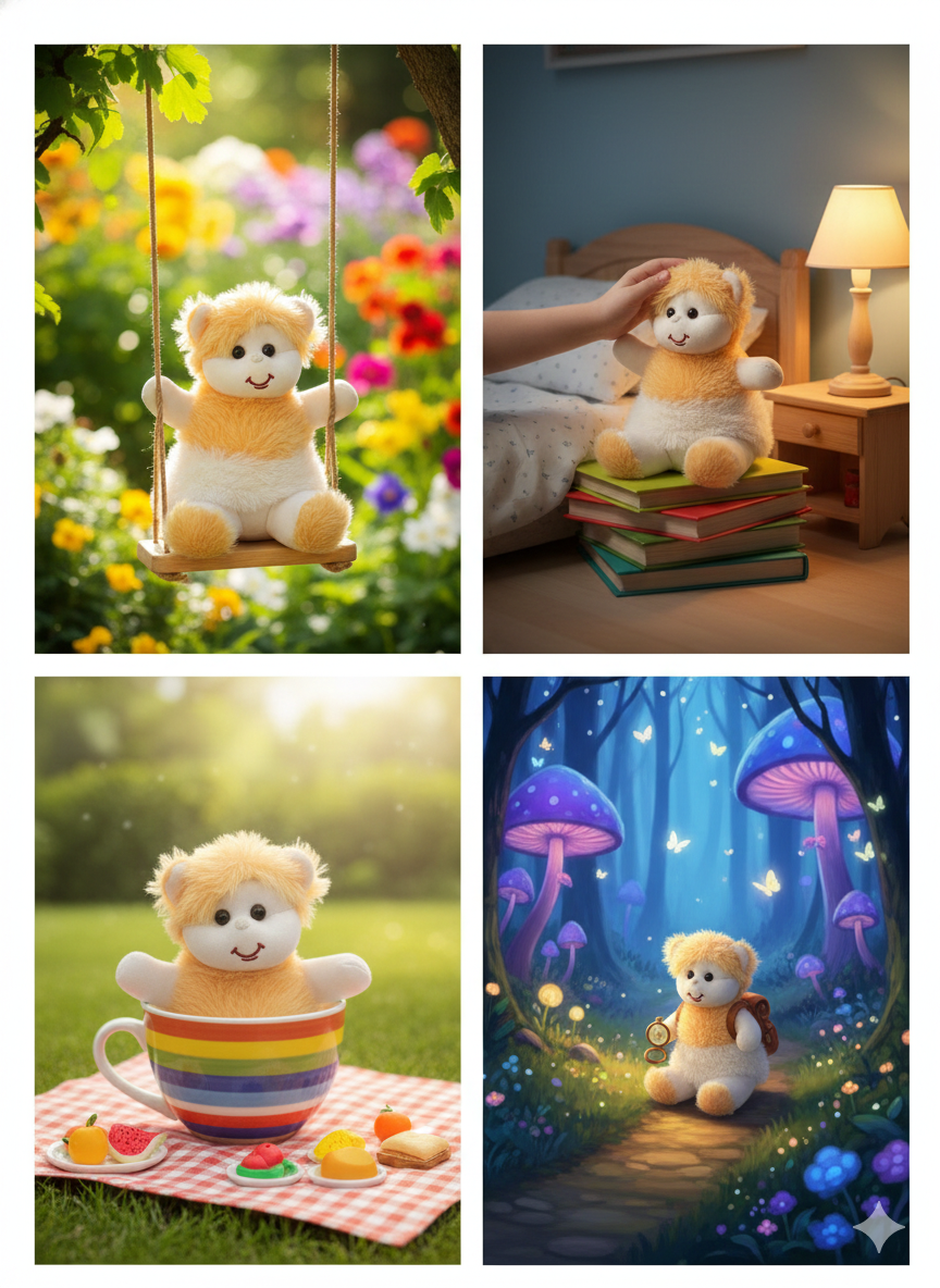 Cute Soft Plush Doll Toy for Kids – Stuffed Animal Plush Toy with Soft Fabric