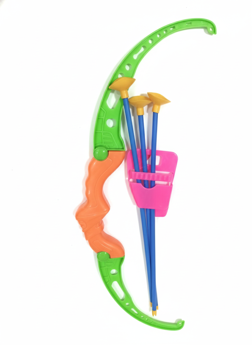Kids Bow and Arrow Toy Set with 3 Suction Cup Arrows