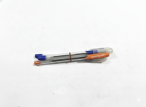 Transparent Body Pens for Office, School & Students (Pack of 3)