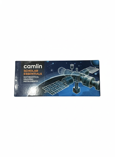 Camlin Scholar Essentials Geometry Box – Mathematical Drawing Instruments Set for Students