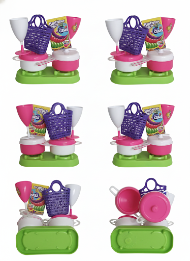 Kids Grocery Shopping & Kitchen Play Set with Accessories