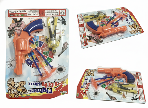 Kids Toy Gun Set with Suction Darts & Target Board