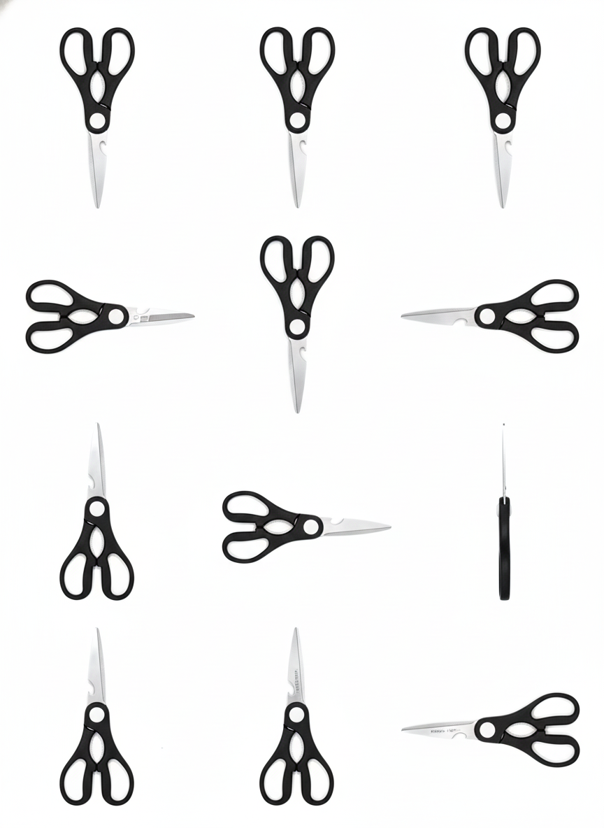 Multi-Purpose Kitchen Scissors Heavy Duty Stainless Steel