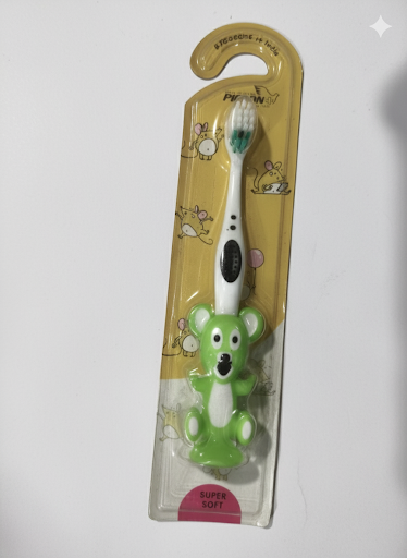Kids Soft Toothbrush with Cute Bear Handle