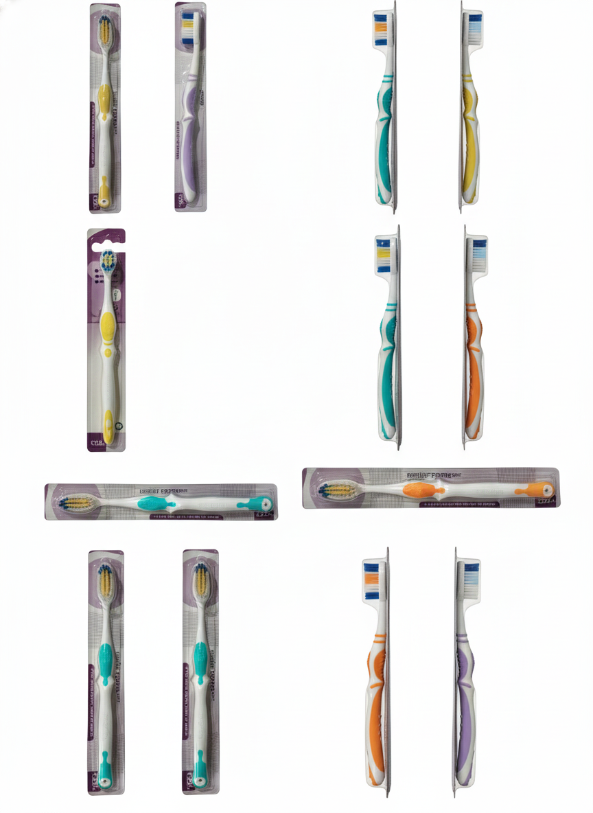 Soft Bristles Manual Toothbrush for Adults