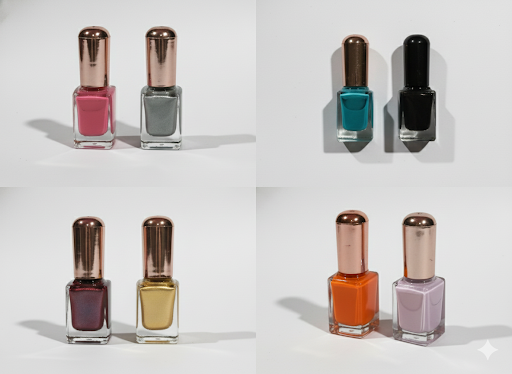 Nail Polish Set for Women | Quick Dry Glossy Nail Paint Combo ( set of 2 )