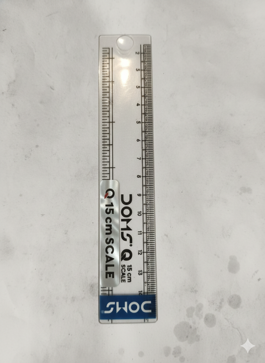 15 cm Transparent Plastic Ruler