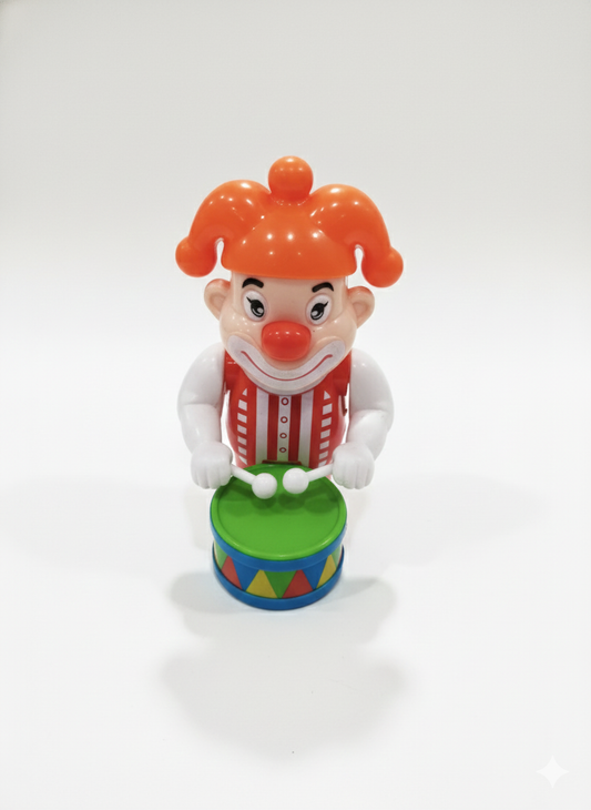 Kids Clown Drummer Toy | Musical Drum Toy for Boys & Girls