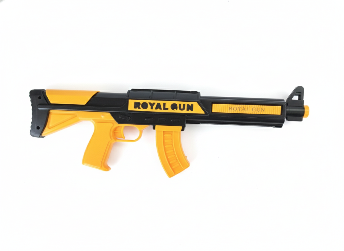 Durable Plastic Shooting Toy Gun, Indoor Outdoor Target Practice Game for Boys & Girls