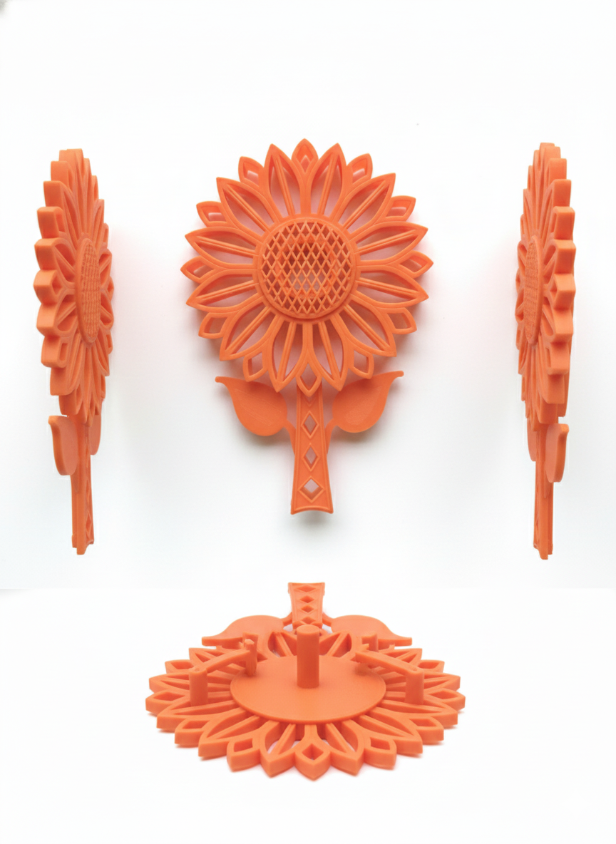 Plastic Roti Maker Press | Sunflower Shape Chapati Maker Tool