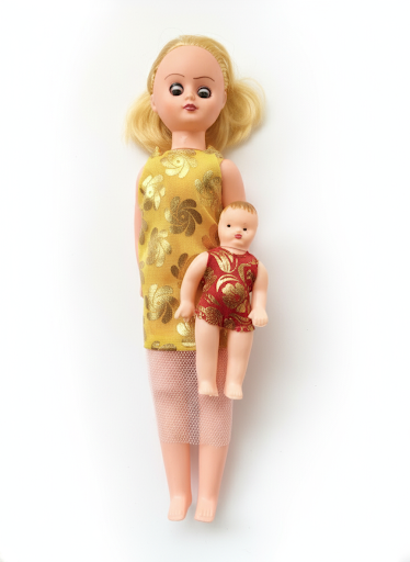 Mother & Baby Doll Set for Kids | Fashion Doll with Mini Baby Doll