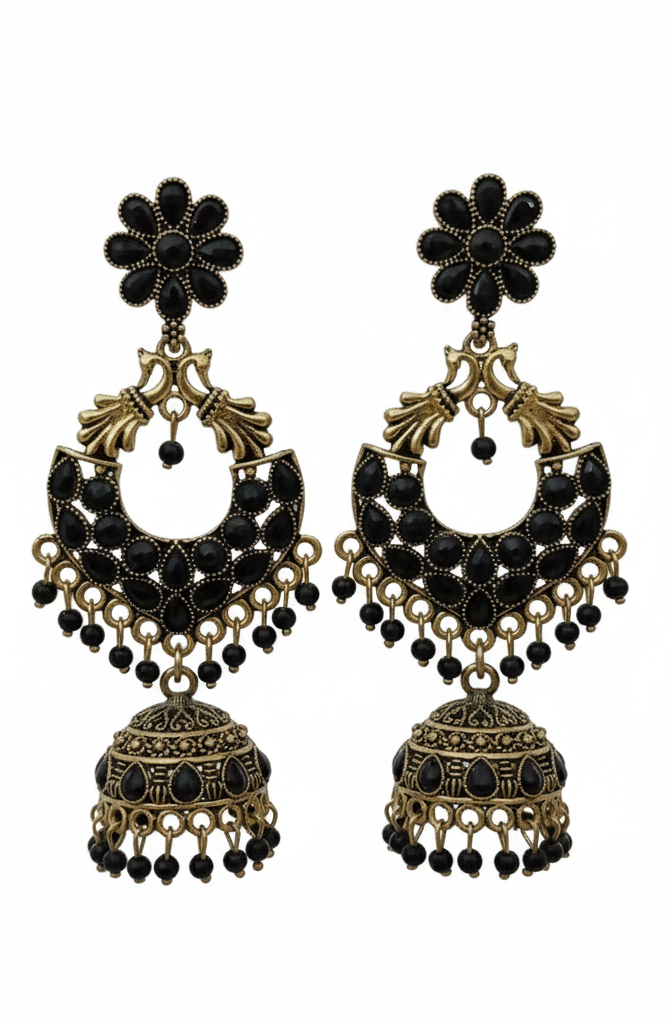 Ethnic Indian Dangle Earrings for Wedding, Party & Festive Wear