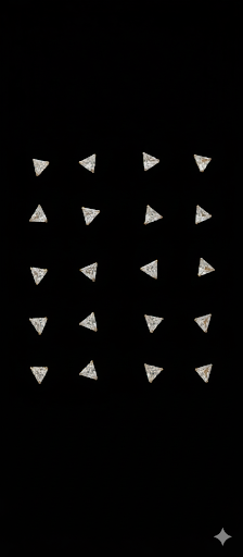 Triangle Stud Earrings for Women & Girls | Gold Toned CZ Zirconia Small Stud Earrings Set | Minimal Daily Wear, Party & Gift Jewellery
