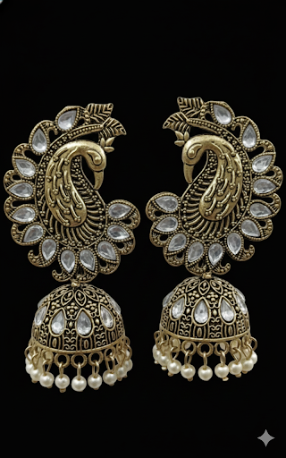 Antique Gold Plated Party & Wedding Jewelry