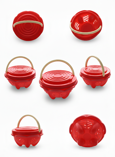Multipurpose Plastic Rice Washing Bowl