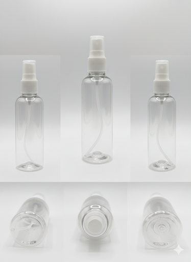 Clear Plastic Fine Mist Spray Bottle – Refillable Travel Spray Bottle