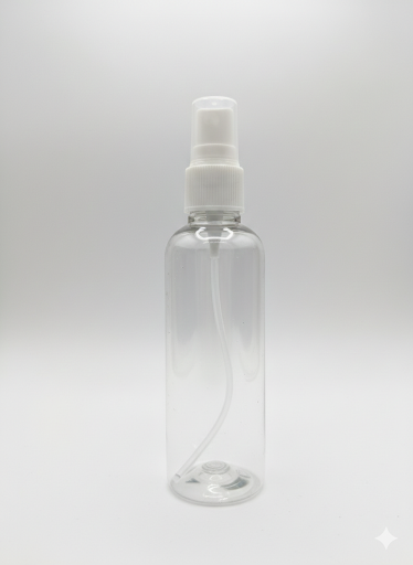 Clear Plastic Fine Mist Spray Bottle – Refillable Travel Spray Bottle