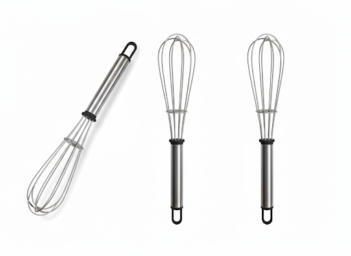 Stainless Steel Kitchen Whisk – Heavy Duty Egg Beater