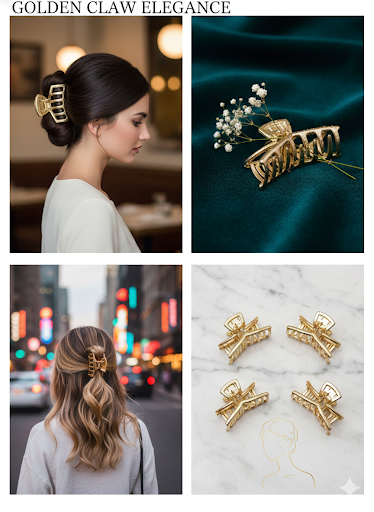 Korean hair claw clip