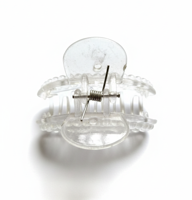 plastic flower hair clamp