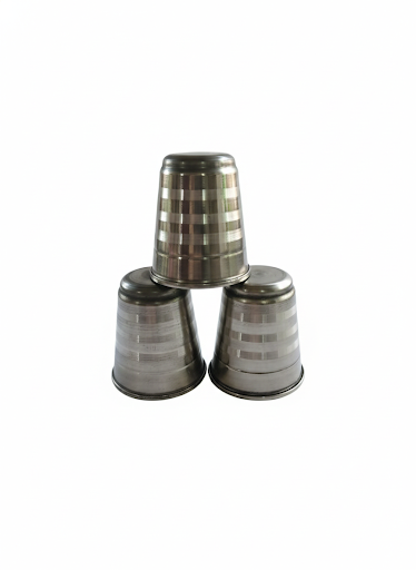 Stainless Steel Tumblers Set – Heavy Gauge Steel Drinking Glasses