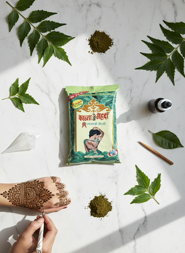 Kanta Marwadi Mehndi Powder – Natural Herbal Henna for Hair & Mehndi Art,