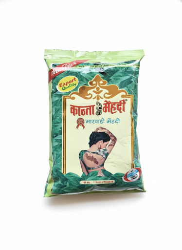 Kanta Marwadi Mehndi Powder – Natural Herbal Henna for Hair & Mehndi Art,