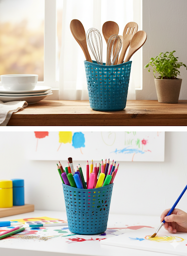 Multipurpose Plastic Sink Organizer Holder for Kitchen & Bathroom