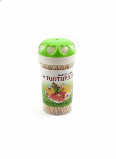 Toothpick Dispenser Box with Toothpicks | Portable Toothpick Holder Container