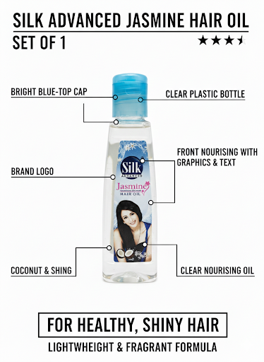 Lightweight Nourishing Hair Oil for Healthy, Shiny & Fragrant Hair