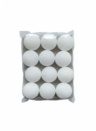 Naphthalene Balls for Clothes Storage – Set of 12 White Moth Balls