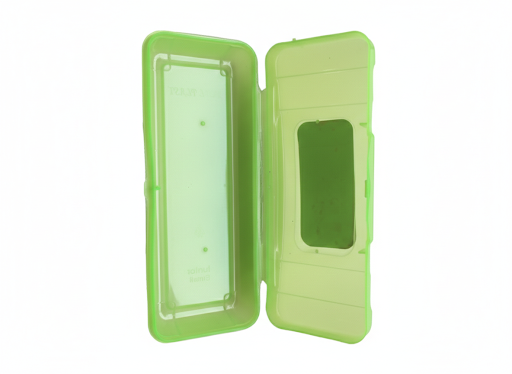 Rectangular Plastic Pencil Box for Kids (Set of 2)