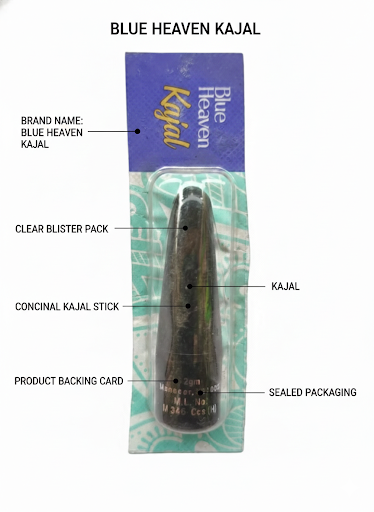 Blue Heaven Kajal | Deep Black Smudge Proof Kajal Pencil