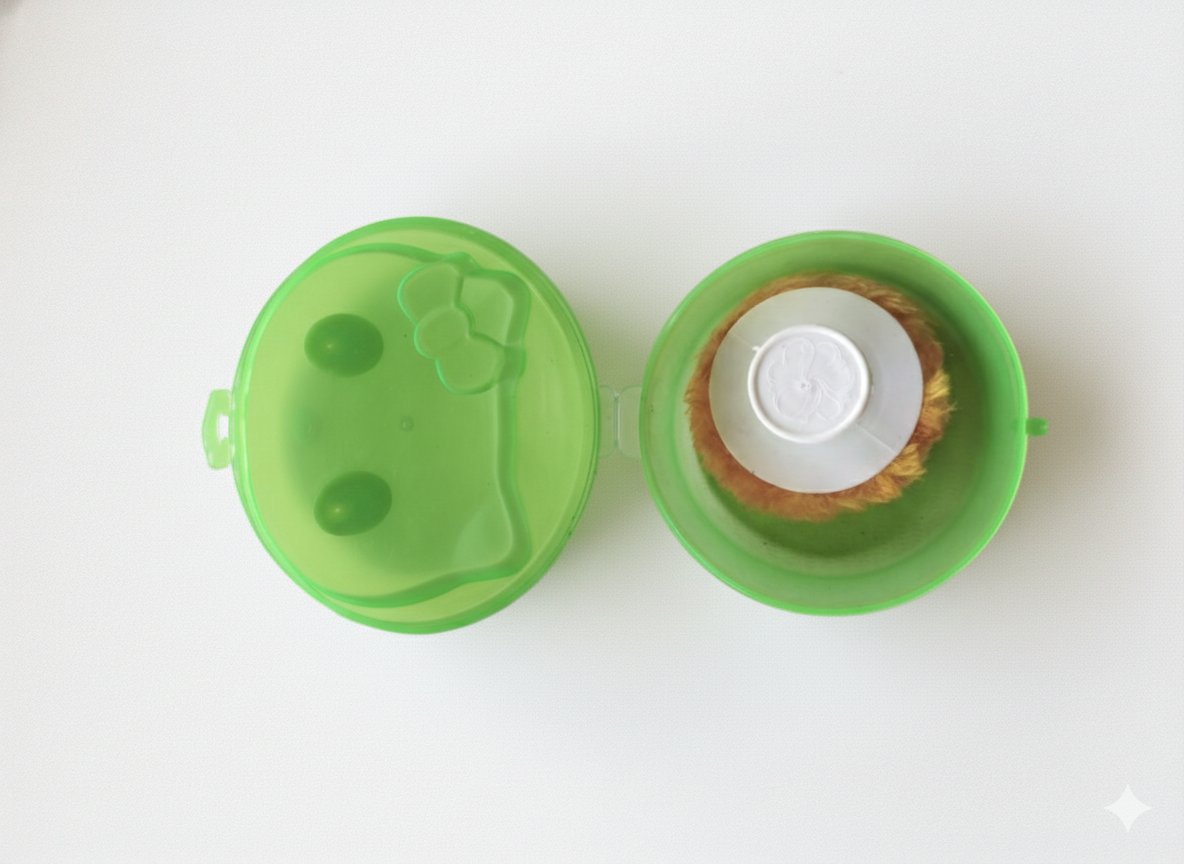 HELLO KITTY BABY POWDER PUFF CASE