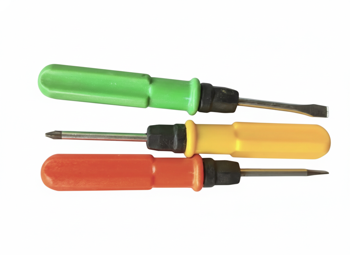 Mini Screwdriver Set 1 Pcs | Flathead, Phillips & Awl Tool Kit