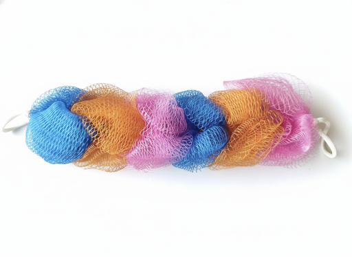 COLORFUL BATH LOOFAH SET