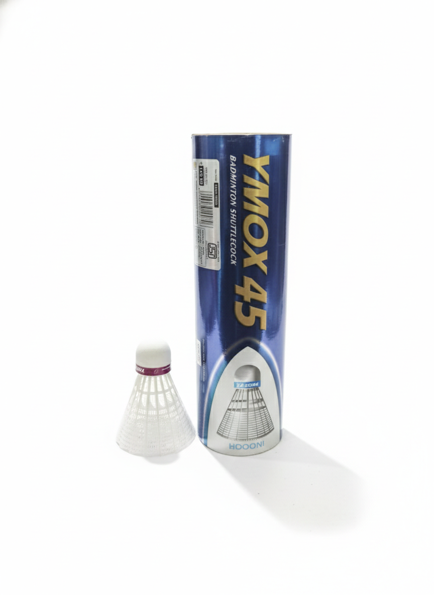 Nylon Shuttlecocks for Practice & Casual Play (White, Pack of 10)