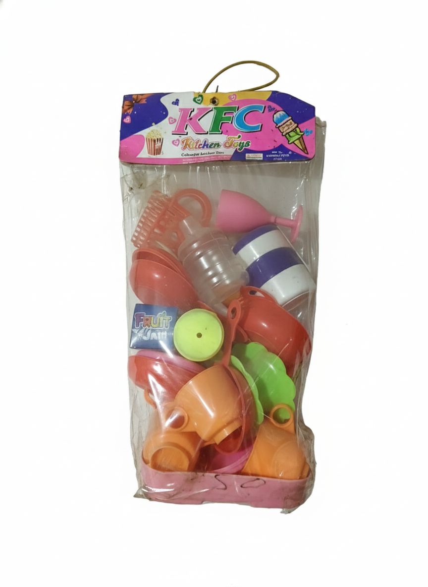 Kids Kitchen Utensils Play Set (24 Pieces) | Pretend Play Cooking Set with Cups, Plates, Jug & Accessories