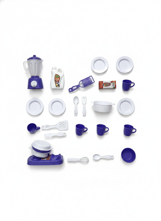Mini Kitchen Toy Set for Boys & Girls | Educational Role Play Toy (Multicolor)