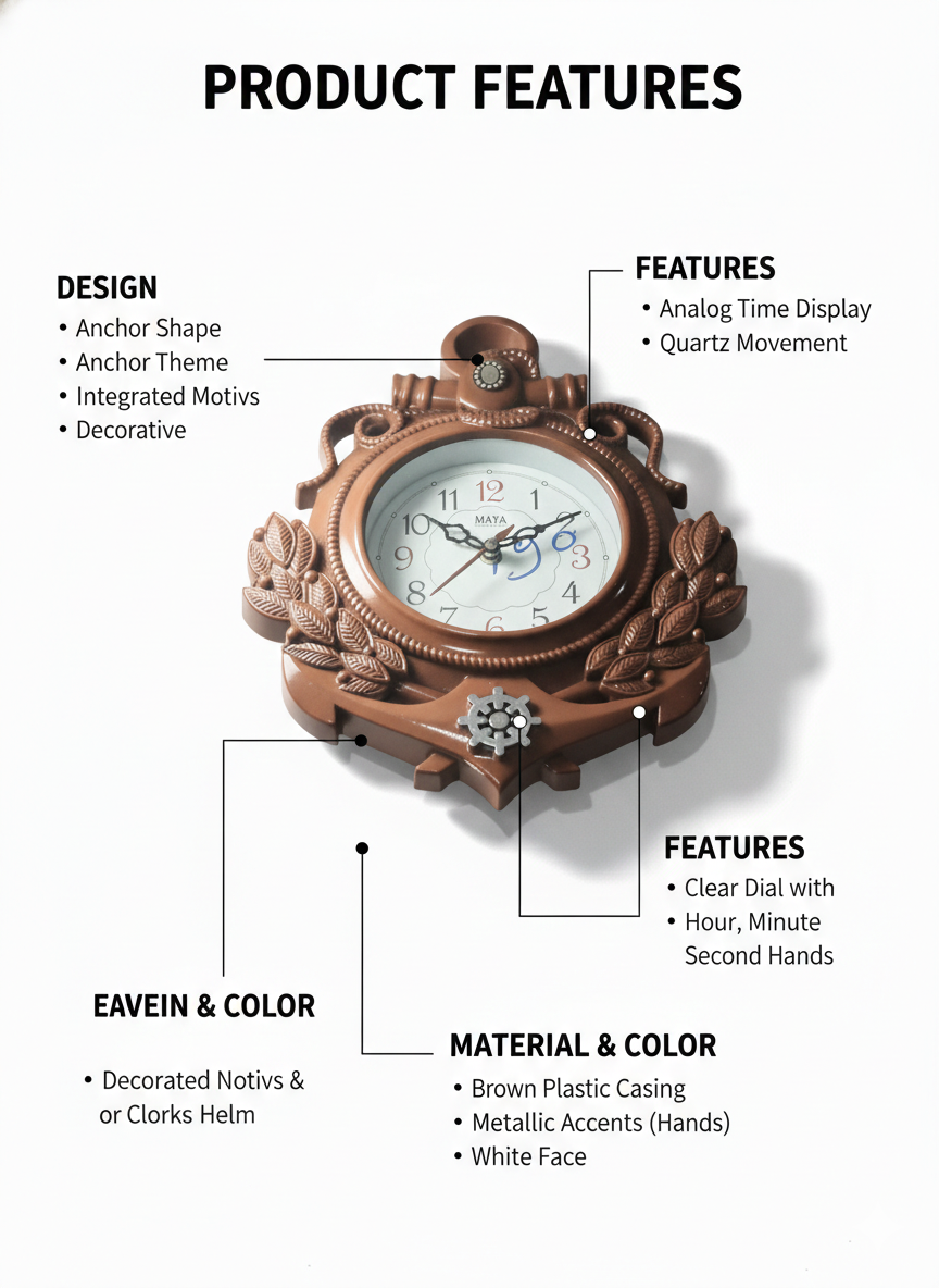 Anchor-Inspired Decorative Design