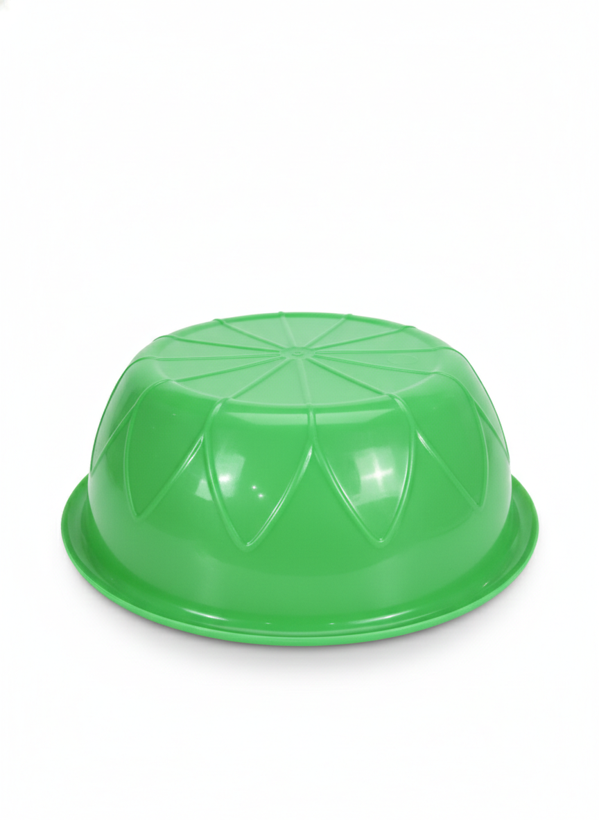 Multipurpose Plastic Bowl – Lightweight Green Kitchen Bowl for Mixing