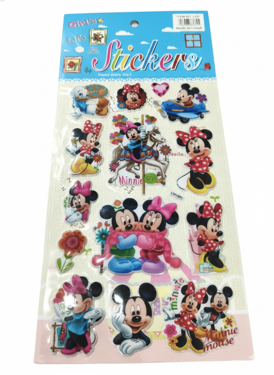oft-touch raised stickers with colorful glossy finish.