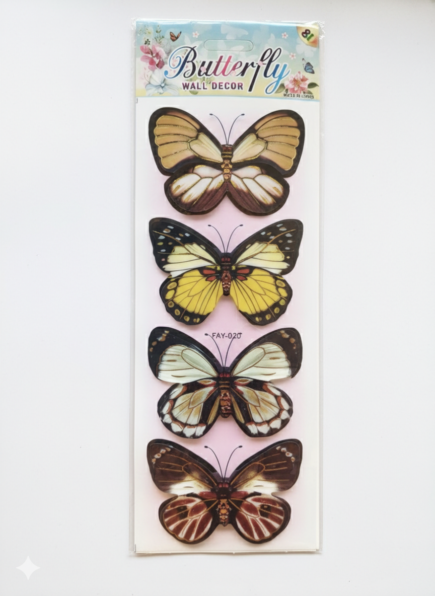 3D Butterfly Decorations for Bedroom, Living Room, Nursery, Crafts & DIY Wall Art
