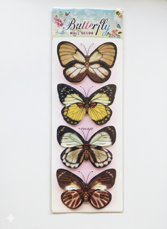 3D Butterfly Decorations for Bedroom, Living Room, Nursery, Crafts & DIY Wall Art