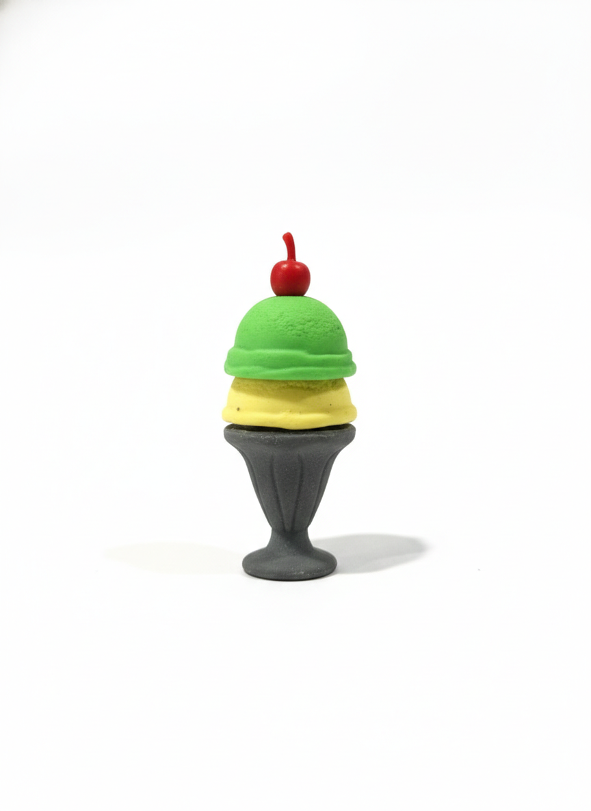 Cute 3D Erasers for Kids Combo | Ice Cream, Dinosaur, Jet & Car Erasers (set of 3)